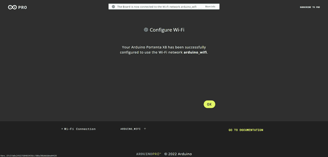 Out-of-the-box Wi-Fi® connection successful Out-of-the-box Wi-Fi® connection successful