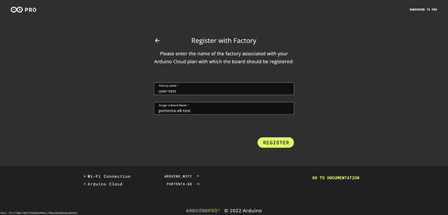 Out-of-the-box Factory and device registration Out-of-the-box Factory and device registration